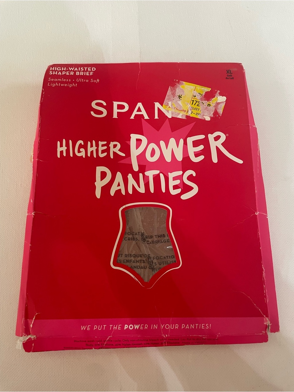 NWT SPANX Higher Power Panties High Waisted Shaper Brief Size XL - Picture 2 of 4